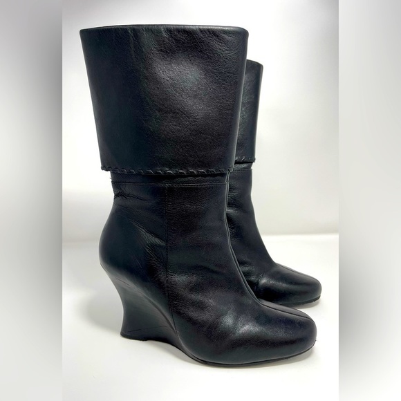 Hush Puppies Waterproof Leather  Wedge Boot - Picture 2 of 4